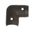 top detail of black anodized corner part