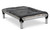 Smoke and Cream Pillow Pad shown on top of a Kuranda Bed. The Smoke grey color is shown on top of the pad, the bottom side cream is facing down towards the bed.
