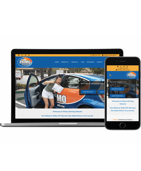 Driving School FREE Mobile Friendly Website